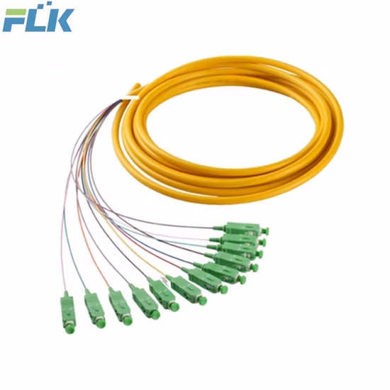 Многоядерные оптоволоконные пучки, оптоволоконные разветвленные пигтейлы, оптоволоконные пигтейлы Sc/LC/12 LSZH
